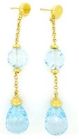 Orecchini Dalla Bona Donna in Oro Topazio COD629-ORO750 - COD629-ORO750